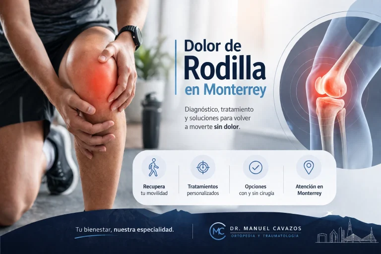 dolor de rodilla en Monterrey causas tratamiento especialista rodilla